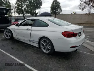 2019 BMW 4 Series 430i with VIN WBA4W3C53KAF91947, listed as a Copart auction lot 43851395 with 47,453 mi miles and Salvage Title. Bid and sale history available at carsss.com. Image 2.