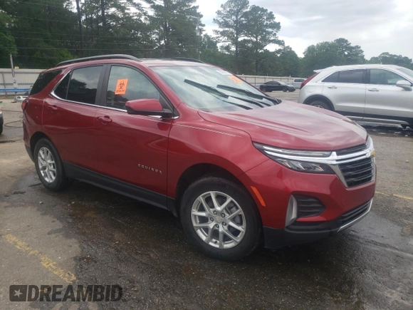 2023 Chevrolet Equinox LT with VIN 3GNAXKEG2PS172557, listed as a Copart auction lot 55362735 with 74,970 mi miles and Salvage title. Bid and sale history available at DreamBid. Image 4.