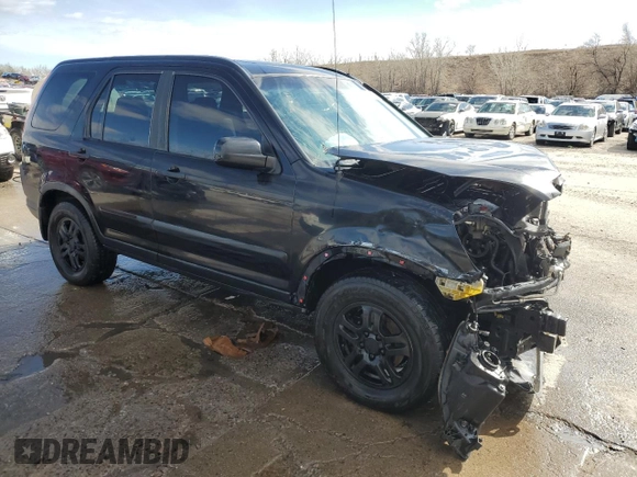 2002 Honda CR-V EX with VIN JHLRD78822C005459, listed as a Copart auction lot 47637385 with 279,741 mi miles and Salvage Title. Bid and sale history available at carsss.com. Image 4.