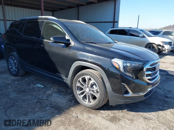 2021 GMC Terrain SLT with VIN 3GKALVEVXML340119, listed as a IAAI auction lot 41398170 with 72,564 mi miles and . Bid and sale history available at carsss.com. Image 1.
