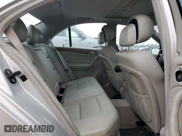 2007 Mercedes-Benz C 230 Sport with VIN WDBRF52H27F860946, listed as a Copart auction lot 54327515 with 239,331 mi miles and Salvage Title. Bid and sale history available at DreamBid. Image 10.