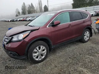 2014 Honda CR-V EX-L with VIN 5J6RM4H78EL076036, listed as a Copart auction lot 50633125 with 114,697 mi miles and Salvage Title. Bid and sale history available at carsss.com. Image 1.