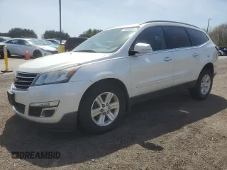 2014 Chevrolet Traverse LT with VIN 1GNKRGKD2EJ261646, listed as a Copart auction lot 54936085 with 155,693 mi miles and Salvage Title. Bid and sale history available at DreamBid. Image 1.