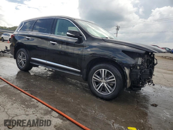 2020 Infiniti QX60 Luxe with VIN 5N1DL0MM8LC513422, listed as a Copart auction lot 63602605 with 94,044 mi miles and Salvage title. Bid and sale history available at DreamBid. Image 4.