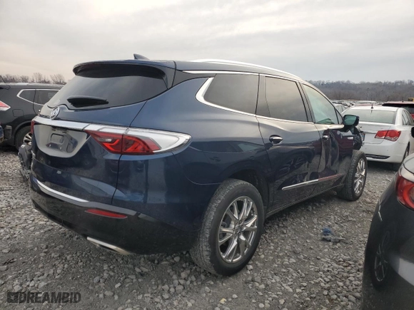 2023 Buick Enclave Essence with VIN 5GAERBKW0PJ151516, listed as a Copart auction lot 83813184 with 43,478 mi miles and Salvage Title. Bid and sale history available at carsss.com. Image 3.
