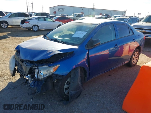 2010 Toyota Corolla with VIN 1NXBU4EE4AZ246662, listed as a IAAI auction lot 41336392 with 186,238 mi miles. Bid and sale history available at carsss.com. Image 18.
