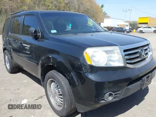 2013 Honda Pilot EX-L with VIN 5FNYF4H75DB002151, listed as a IAAI auction lot 42141451 with 223,651 mi miles and . Bid and sale history available at carsss.com. Image 1.