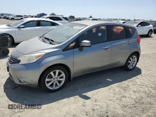 2014 Nissan Note SV с VIN 3N1CE2CP8EL376090, выставлен на аукционе Copart как лот 60933395 с пробегом 73 401 миль миль и Чистый • Clean title. История ставок и продаж доступна на DreamBid. Изображение 1.