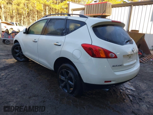 2009 Nissan Murano S with VIN JN8AZ18W79W141106, listed as a IAAI auction lot 41260837 with 142,430 mi miles and . Bid and sale history available at DreamBid. Image 3.