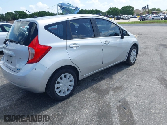 2015 Nissan Note S with VIN 3N1CE2CP3FL425195, listed as a IAAI auction lot 42510215 with 63,760 mi miles and . Bid and sale history available at DreamBid. Image 4.