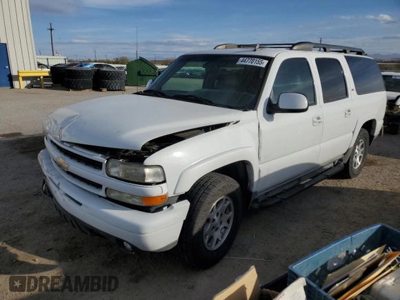 2006 Chevrolet Suburban LT with VIN 3GNEC16Z06G115945, listed as a Copart auction lot 44770155 with 197,979 mi miles and Salvage Title. Bid and sale history available at carsss.com. Image 1.