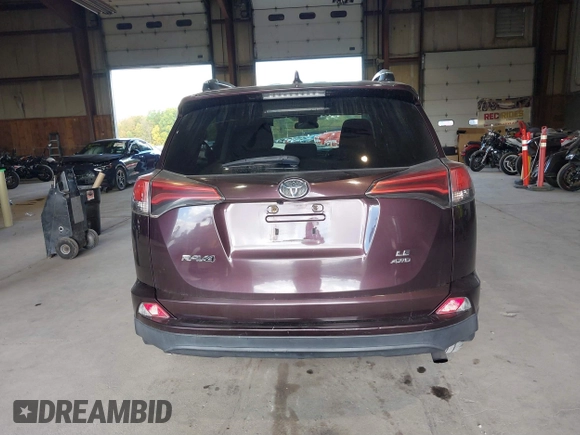 2016 Toyota RAV4 LE with VIN 2T3BFREV3GW430479, listed as a IAAI auction lot 40501022 with 126,835 mi miles. Bid and sale history available at carsss.com. Image 17.