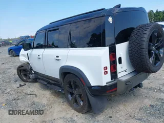 2021 Land Rover Defender with VIN SALE3ERU0M2038671, listed as a IAAI auction lot 42606135 with 79,051 mi miles and . Bid and sale history available at DreamBid. Image 3.