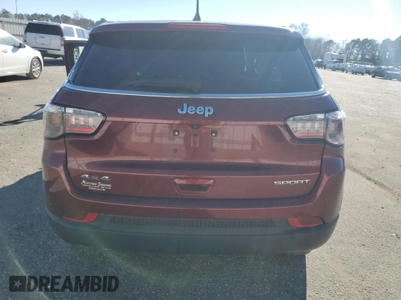 2022 Jeep Compass Sport z VIN 3C4NJDAB3NT215599, wystawiony jako Copart lot #86725414 z przebiegiem 38 298 mil mil oraz Szkoda całkowita • Salvage title. Historia ofert i sprzedaży dostępna na DreamBid. Obrazek 6.