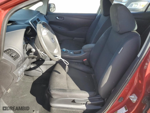 2015 Nissan LEAF SL with VIN 1N4AZ0CP4FC322057, listed as a Copart auction lot 44746915 with 93,676 mi miles and Clean Title. Bid and sale history available at carsss.com. Image 7.