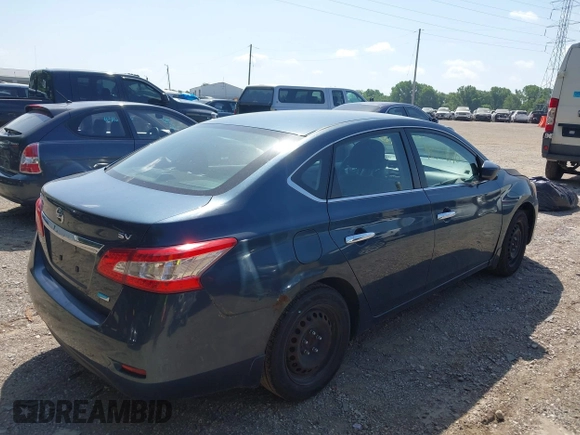 2014 Nissan Sentra SV with VIN 1N4AB7APXEN854352, listed as a IAAI auction lot 42576190 with 184,837 mi miles and . Bid and sale history available at DreamBid. Image 4.