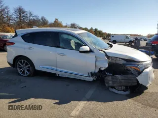 2022 Acura RDX w/Technology Package with VIN 5J8TC2H55NL012247, listed as a Copart auction lot 76534714 with 13,759 mi miles and Salvage Title. Bid and sale history available at carsss.com. Image 4.