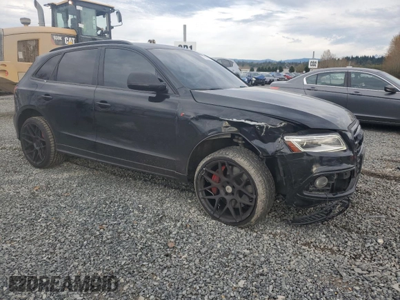 2016 Audi SQ5 Premium Plus with VIN WA1CCAFP4GA030809, listed as a Copart auction lot 77433714 with 134,946 mi miles and Salvage Title. Bid and sale history available at carsss.com. Image 4.