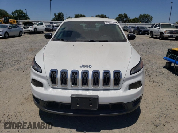 2016 Jeep Cherokee Sport z VIN 1C4PJMAB7GW269834, wystawiony jako Copart lot #63097645 z przebiegiem 30 703 mil mil oraz Szkoda całkowita • Salvage title. Historia ofert i sprzedaży dostępna na DreamBid. Obrazek 5.