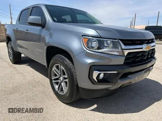2021 Chevrolet Colorado 4WD Work Truck with VIN 1GCGTBENXM1216895, listed as a Copart auction lot 52322155 with 90,542 mi miles and Salvage Title. Bid and sale history available at carsss.com. Image 1.