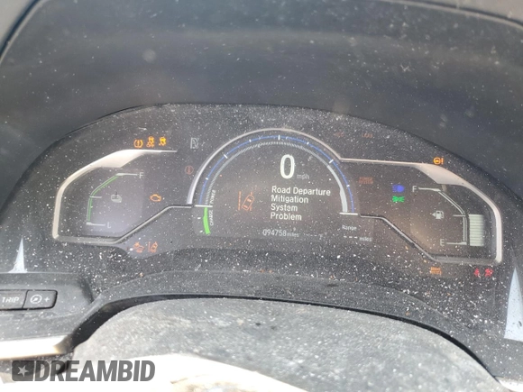 2018 Honda Clarity Plug-In Hybrid Touring with VIN JHMZC5F35JC000443, listed as a Copart auction lot 59943554 with 94,758 mi miles and Salvage Title. Bid and sale history available at carsss.com. Image 9.