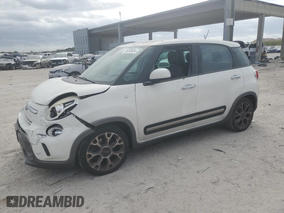 2014 FIAT 500L Trekking with VIN ZFBCFADH5EZ007095, listed as a Copart auction lot 76233424 with 176,759 mi miles and Clean Title. Bid and sale history available at DreamBid. Image 1.