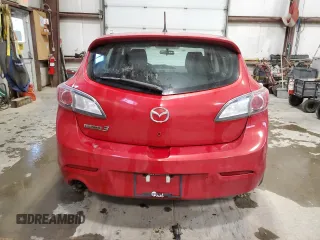 2013 Mazda 3 GX with VIN JM1BL1KF5D1758830, listed as a Copart auction lot 81239764 with 169,212 mi miles and Salvage Title. Bid and sale history available at carsss.com. Image 6.