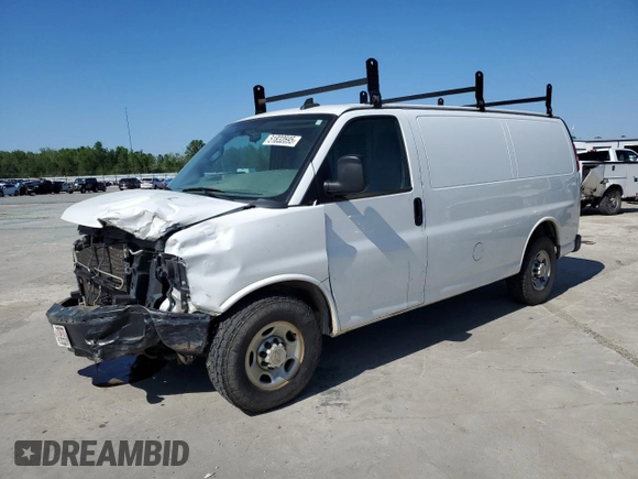 2016 Chevrolet Express Cargo with VIN 1GCWGAFF8G1131656, listed as a Copart auction lot 51832595 with 288,903 mi miles and Salvage title. Bid and sale history available at DreamBid. Image 1.