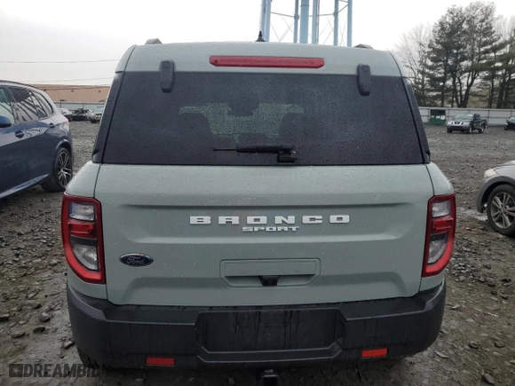 2023 Ford Bronco Sport Big Bend with VIN 3FMCR9B67PRD25839, listed as a Copart auction lot 46998285 with 31,203 mi miles and Salvage Title. Bid and sale history available at carsss.com. Image 6.