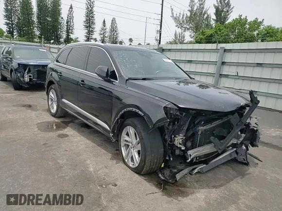 2020 Audi Q7 Premium z VIN WA1AXAF77LD011191, wystawiony jako Copart lot #59486735 z przebiegiem 46 783 mil mil oraz Nie do naprawy • Non repairable. Historia ofert i sprzedaży dostępna na DreamBid. Obrazek 14.