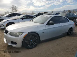 2011 BMW 3 Series 335is with VIN WBAKG1C50BE599440, listed as a Copart auction lot 83095394 with 114,470 mi miles and Salvage Title. Bid and sale history available at carsss.com. Image 1.