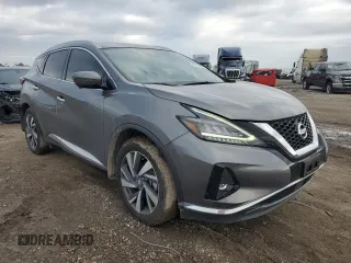 2022 Nissan Murano SL with VIN 5N1AZ2CJ3NC112559, listed as a Copart auction lot 87326144 with 47,136 mi miles and Salvage Title. Bid and sale history available at carsss.com. Image 4.