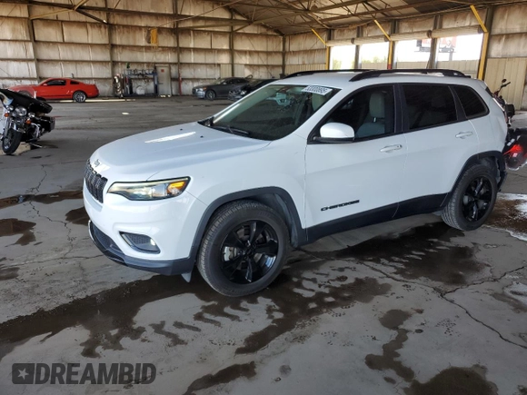 2020 Jeep Cherokee Latitude Plus with VIN 1C4PJMLB1LD574829, listed as a Copart auction lot 53300895 with 76,470 mi miles and Salvage Title. Bid and sale history available at DreamBid. Image 1.