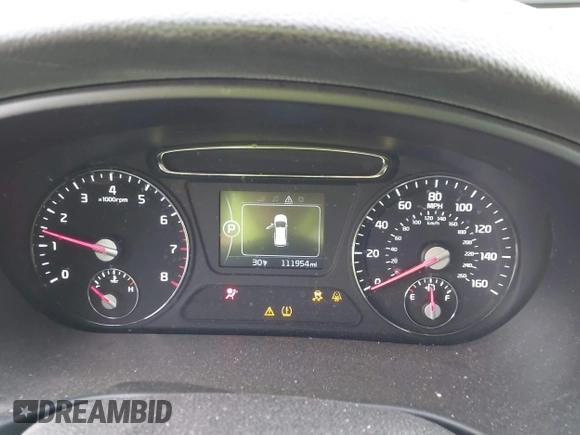 2016 Kia Sorento EX with VIN 5XYPHDA5XGG158150, listed as a IAAI auction lot 41416901 with 111,954 mi miles. Bid and sale history available at carsss.com. Image 7.