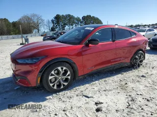 2022 Ford Mustang Mach-E Premium with VIN 3FMTK3R79NMA29148, listed as a Copart auction lot 50114695 with 37,903 mi miles and Salvage Title. Bid and sale history available at DreamBid. Image 1.