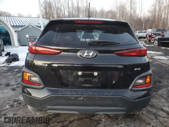 2018 Hyundai Kona SE with VIN KM8K1CAA9JU155084, listed as a Copart auction lot 42140555 with 105,767 mi miles and Salvage Title. Bid and sale history available at carsss.com. Image 6.