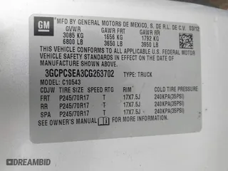 2012 Chevrolet Silverado 1500 LT with VIN 3GCPCSEA3CG263702, listed as a IAAI auction lot 41337363 with 192,759 mi miles. Bid and sale history available at carsss.com. Image 9.