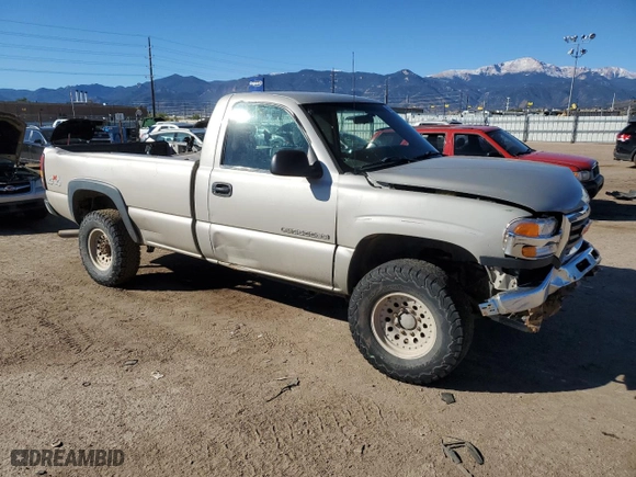 2007 GMC Sierra 2500HD Classic Work Truck with VIN 1GTHK24U57E188436, listed as a Copart auction lot 76539294 with 0 mi miles and Salvage Title. Bid and sale history available at carsss.com. Image 4.