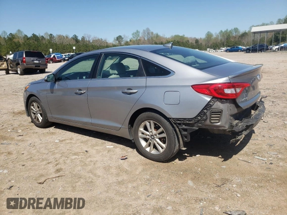 2017 Hyundai Sonata 2.4L with VIN 5NPE24AFXHH485093, listed as a Copart auction lot 50916775 with 182,458 mi miles and Salvage Title. Bid and sale history available at carsss.com. Image 2.