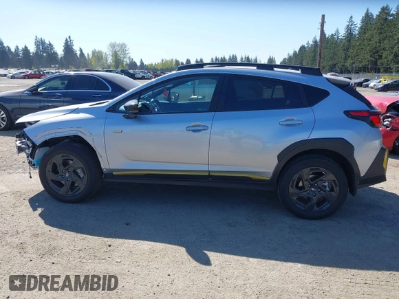 2024 Subaru Crosstrek Sport with VIN 4S4GUHF68R3840421, listed as a IAAI auction lot 42033409 with 3,413 mi miles. Bid and sale history available at carsss.com. Image 15.