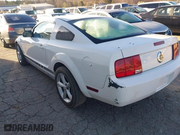 2005 Ford Mustang Deluxe with VIN 1ZVFT80N955183109, listed as a IAAI auction lot 41827964 with 151,774 mi miles. Bid and sale history available at carsss.com. Image 3.