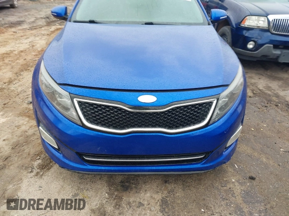 2015 Kia Optima SX Turbo with VIN 5XXGR4A62FG370758, listed as a IAAI auction lot 41631878 with 161,548 mi miles. Bid and sale history available at carsss.com. Image 13.
