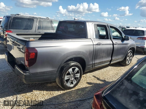 2018 Honda Ridgeline RTL with VIN 5FPYK3F54JB015872, listed as a Copart auction lot 77525614 with Not provided miles and Salvage title. Bid and sale history available at DreamBid. Image 3.