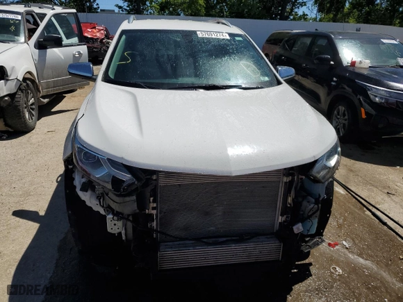 2018 Chevrolet Equinox Premier with VIN 3GNAXMEV3JS538415, listed as a Copart auction lot 57691274 with 61,902 mi miles and Salvage Title. Bid and sale history available at carsss.com. Image 5.