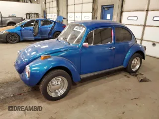 1974 Volkswagen Beetle with VIN 1342607792, listed as a Copart auction lot 84407684 with 26,610 mi miles and Salvage Title. Bid and sale history available at DreamBid. Image 1.