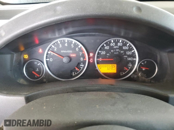 2006 Nissan Frontier SE with VIN 1N6AD06U66C467673, listed as a Copart auction lot 61019835 with 200,895 mi miles and Salvage title. Bid and sale history available at DreamBid. Image 9.