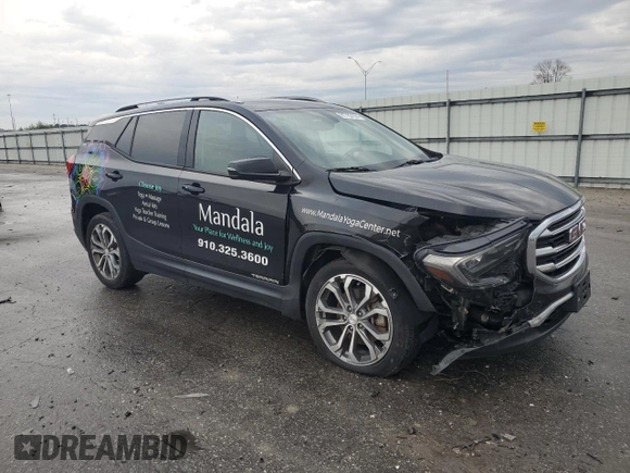 2019 GMC Terrain SLT with VIN 3GKALPEX6KL102343, listed as a Copart auction lot 81783164 with 120,280 mi miles and Salvage Title. Bid and sale history available at carsss.com. Image 4.