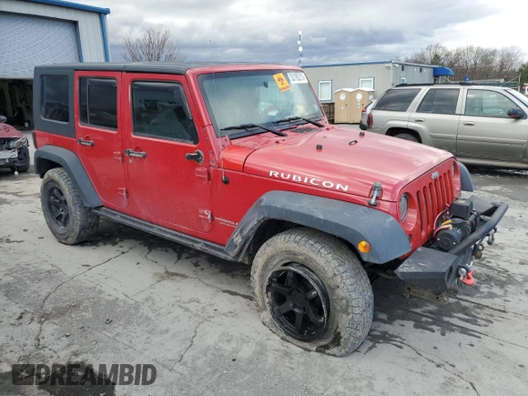 2007 Jeep Wrangler Unlimited Rubicon with VIN 1J4GA69177L102392, listed as a Copart auction lot 53195215 with 166,296 mi miles and Salvage title. Bid and sale history available at DreamBid. Image 4.