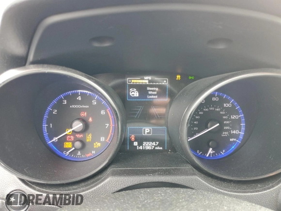 2016 Subaru Legacy Limited with VIN 4S3BNBN62G3013084, listed as a Copart auction lot 58071185 with 141,967 mi miles and Salvage title. Bid and sale history available at DreamBid. Image 9.