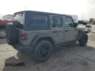 2022 Jeep Wrangler Unlimited Sport with VIN 1C4HJXDN9NW163815, listed as a Copart auction lot 41976415 with 48,078 mi miles and Salvage title. Bid and sale history available at DreamBid. Image 3.